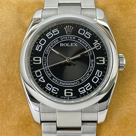 Rolex Oyster Perpetual 36 Black Concentric , Full set 